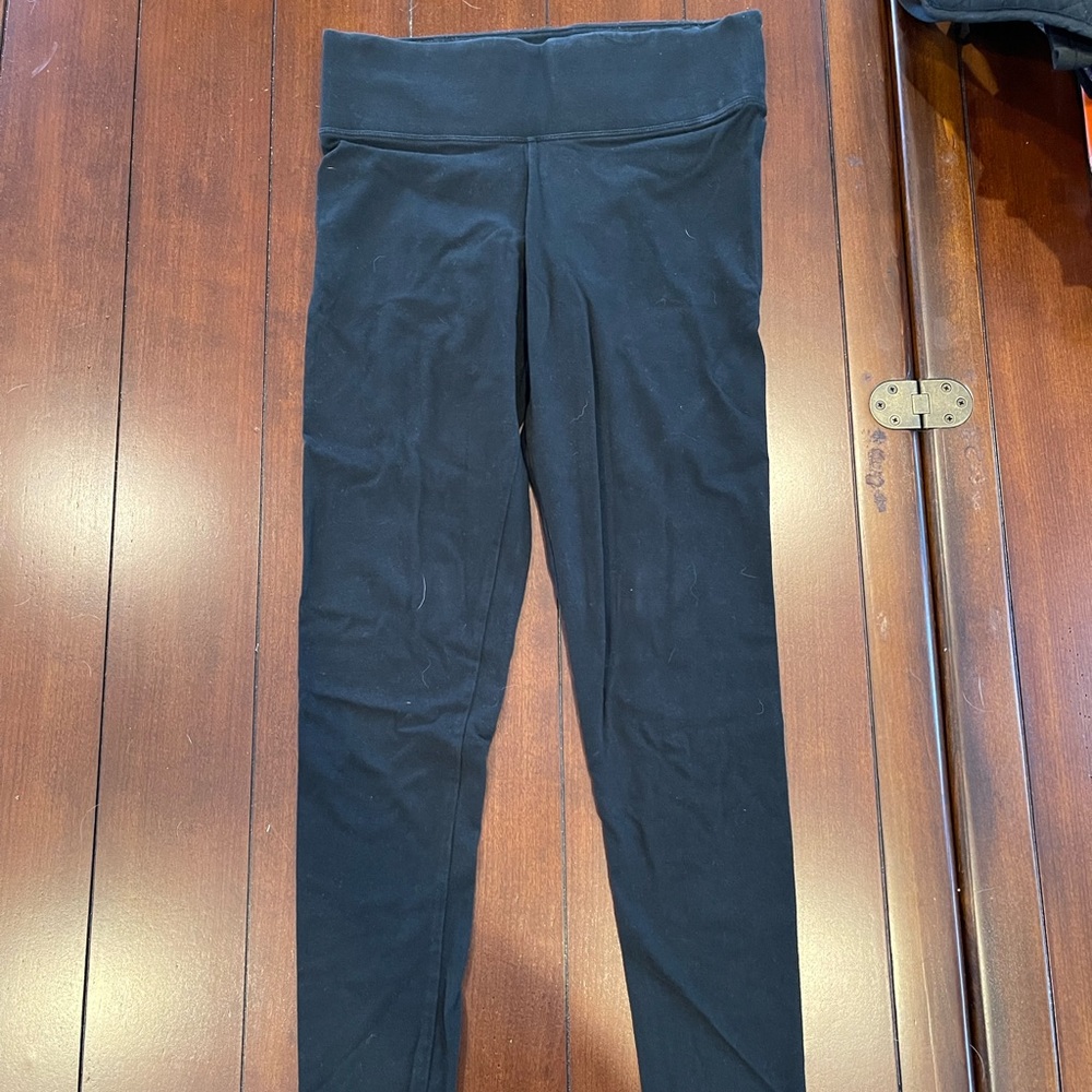 Pink leggings, size small, black